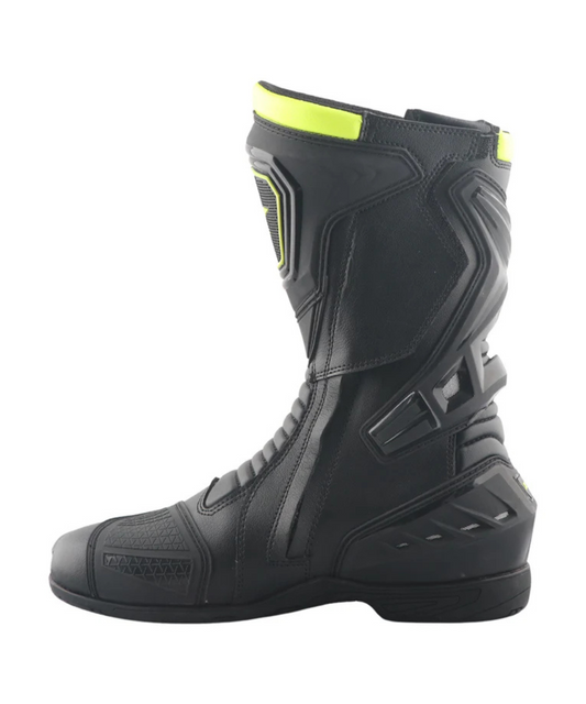 Buy Axor Slipstream Pro Riding Boots - Black Neon Green