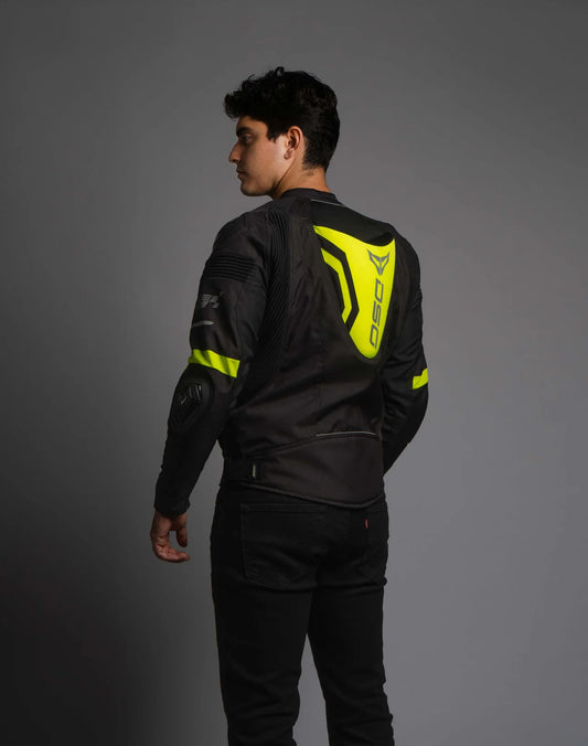 DSG Race Pro V3 Riding Jacket neon black | FREE SHIPPING