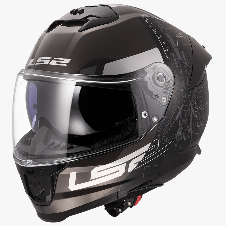 Ls 2 FF320 Air Force M black Stream 2 Helmet