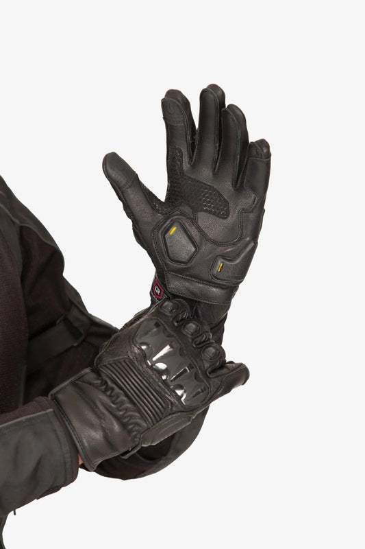 Lone Ranger Viking All Leather Gloves CE with Knox SPS 404 Sliders