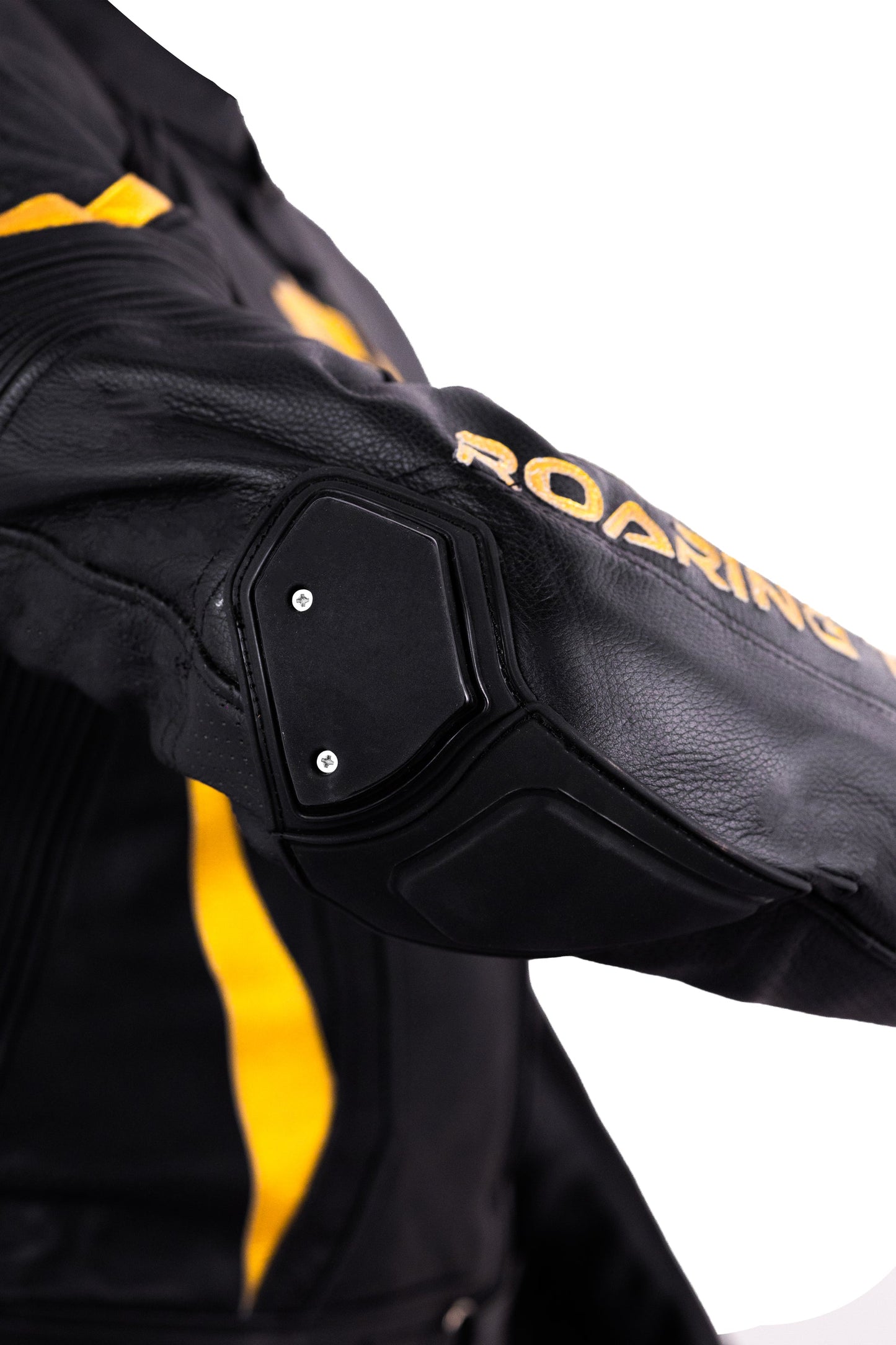Roaring Toyz 33 Black Gold Racing Two Piece Suit High protection