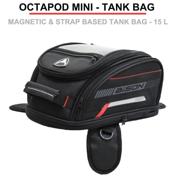 OCTAPOD-MINI MAGNETIC TANK BAG - Bison Progear
