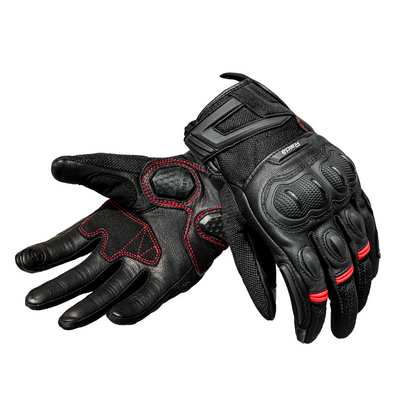 Raida AirWave Motorcycle Gloves | Red - Summer Gloves | Bikeywear