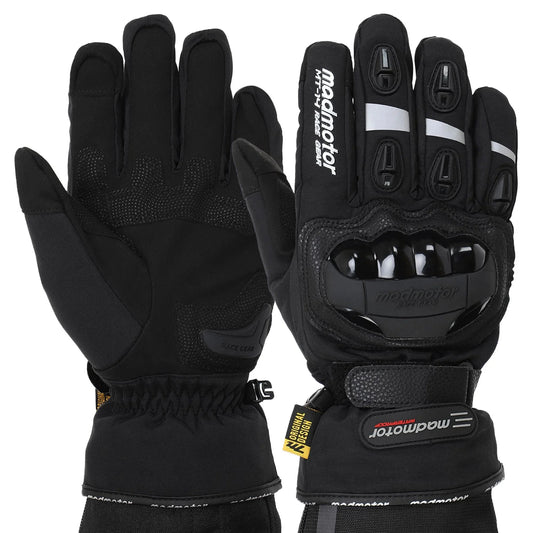 MADMOTOR Winter & Waterproof Biking Gloves MT-14 Black