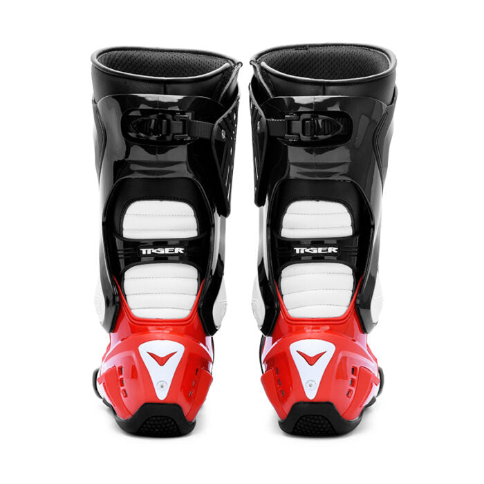 TR X ONE PRO RACING BOOTS RED WHITE – TR TIGER INDIA