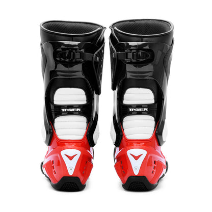 TR X ONE PRO RACING BOOTS RED WHITE – TR TIGER INDIA