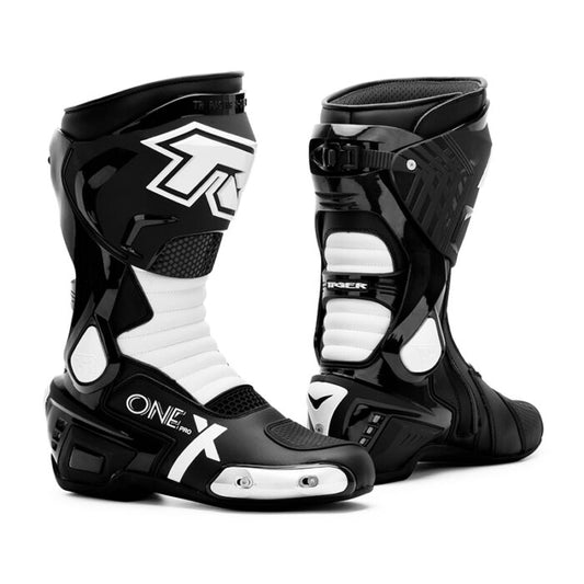 TR X ONE PRO BOOTS BLACK  WHITE – TR TIGER INDIA