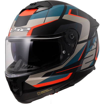 Ls 2 FF320 road matt black stream 2 helmet
