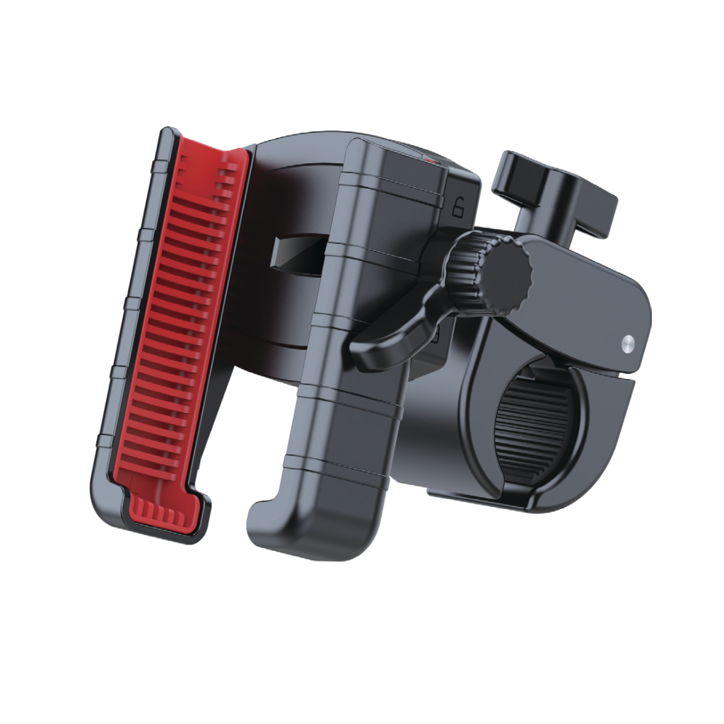 Revlox Clutch Mobile Holder for Bike & Cycle | 360° Secure Lock |