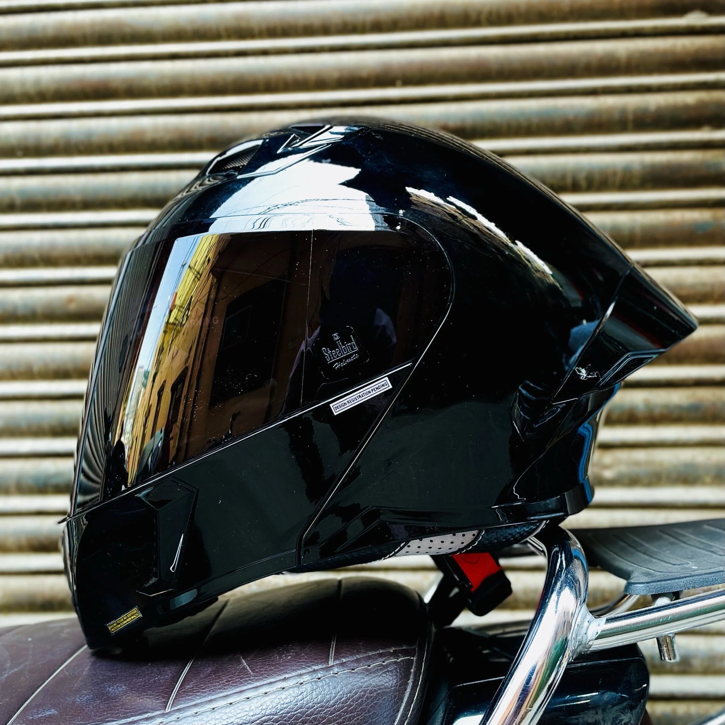 Steelbird Helmet SBA-20 Glossy black dual visor