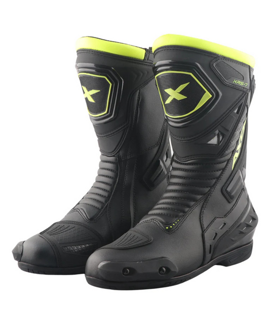 Buy Axor Slipstream Pro Riding Boots - Black Neon Green