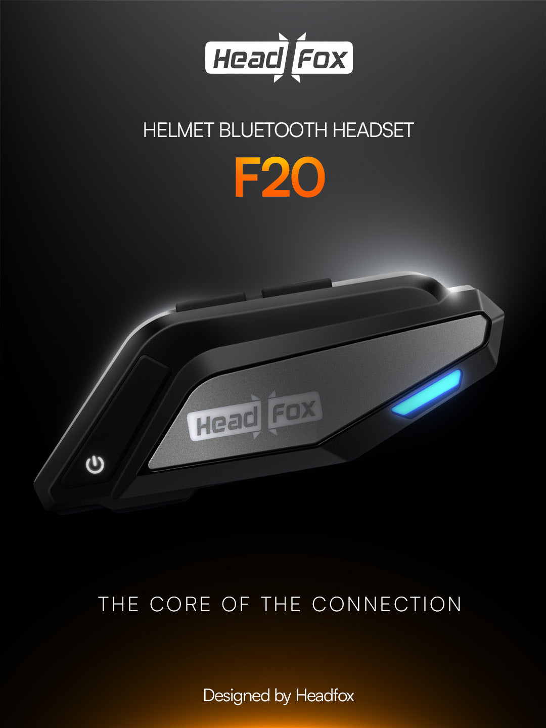 F20 Helmet Bluetooth Headset with Mic | Noise Cancellation | Voice Assistant & Siri