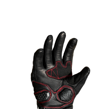 Raida AirWave Motorcycle Gloves | Red - Summer Gloves | Bikeywear