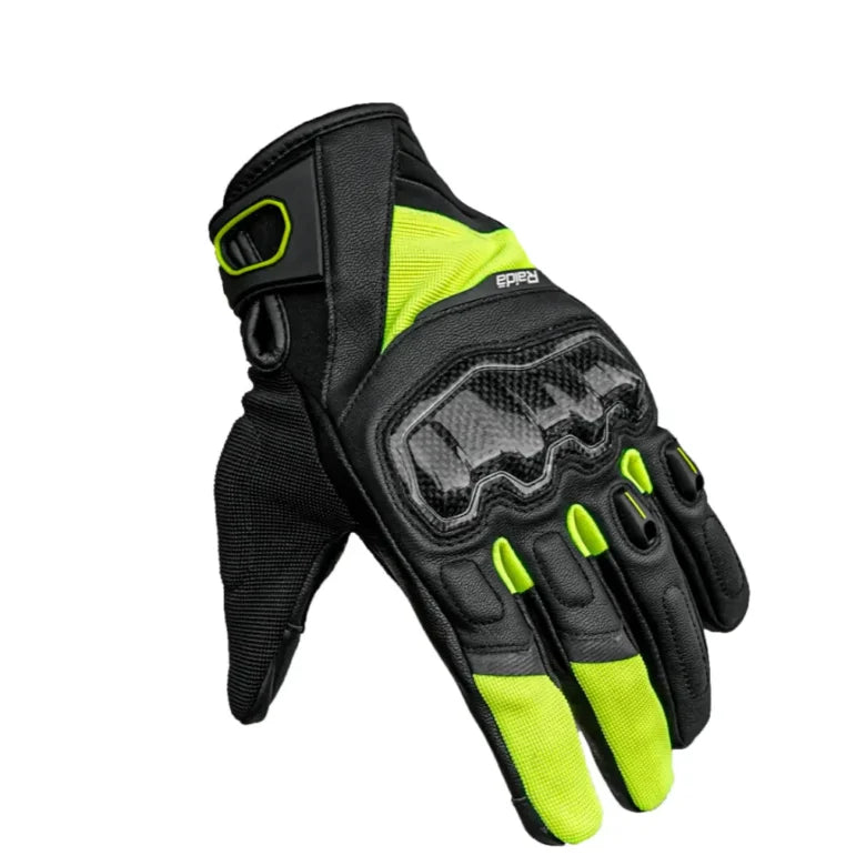 Raida Carbonite Motorcycle Gloves | Carbon Fiber Knuckle