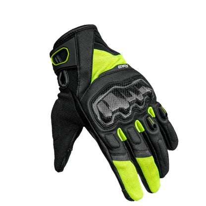 Raida Carbonite Motorcycle Gloves | Carbon Fiber Knuckle