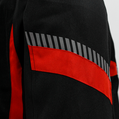 Raida BOLT Motorcycle Jacket | Red - Raidagears | Level 2 Armors