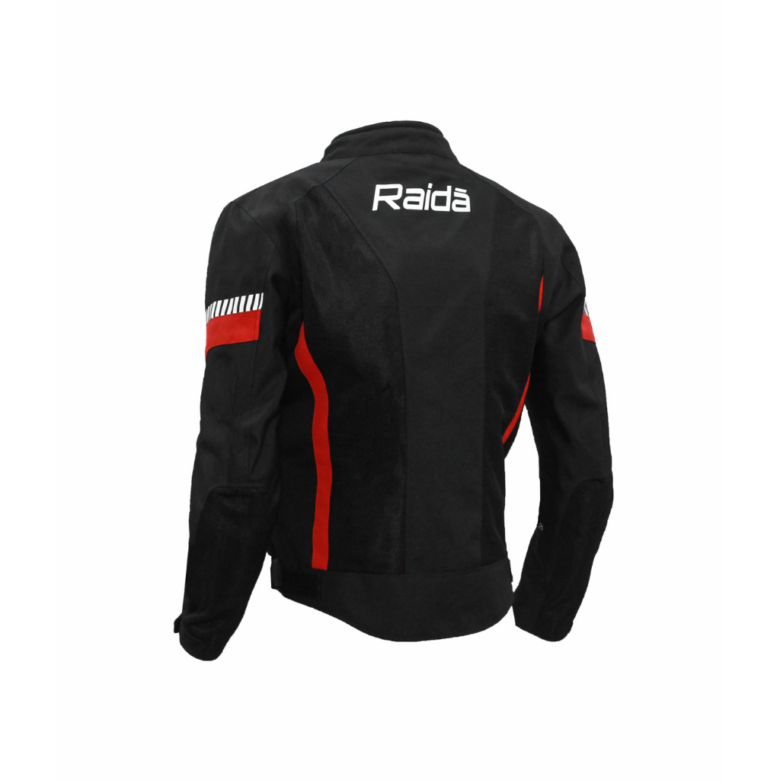 Raida BOLT Motorcycle Jacket | Red - Raidagears | Level 2 Armors