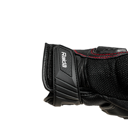 Raida AirWave Motorcycle Gloves | Red - Summer Gloves | Bikeywear