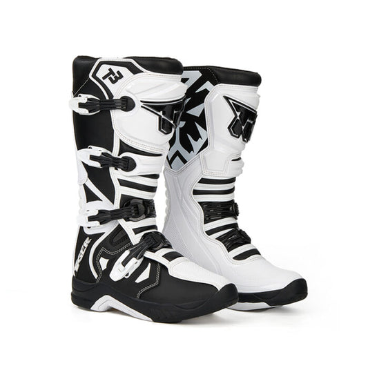 TR MTR T3 MOTOCROSS BOOTS WHITE BLACK – TR TIGER INDIA