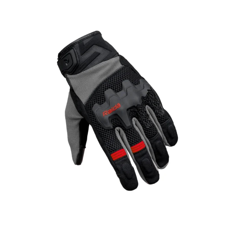 Raida Drift Motorcycle Gloves | Red | Dual Sport Gloves