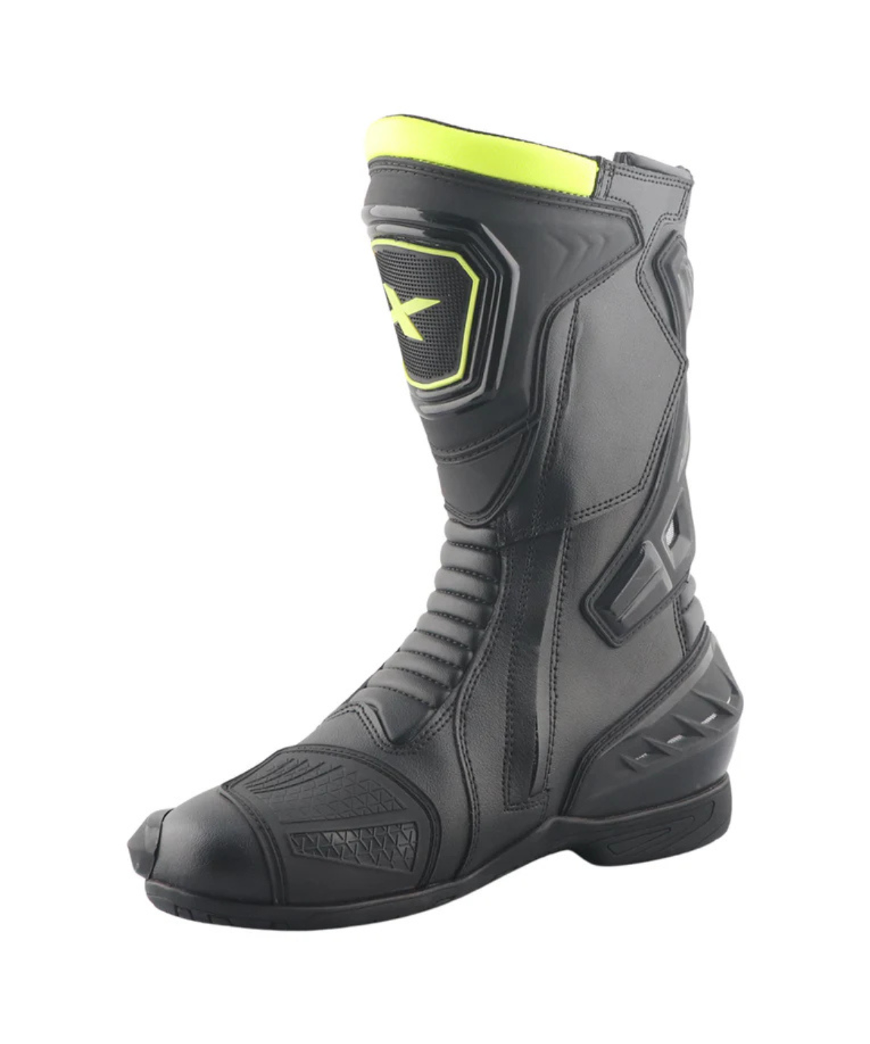 Buy Axor Slipstream Pro Riding Boots - Black Neon Green