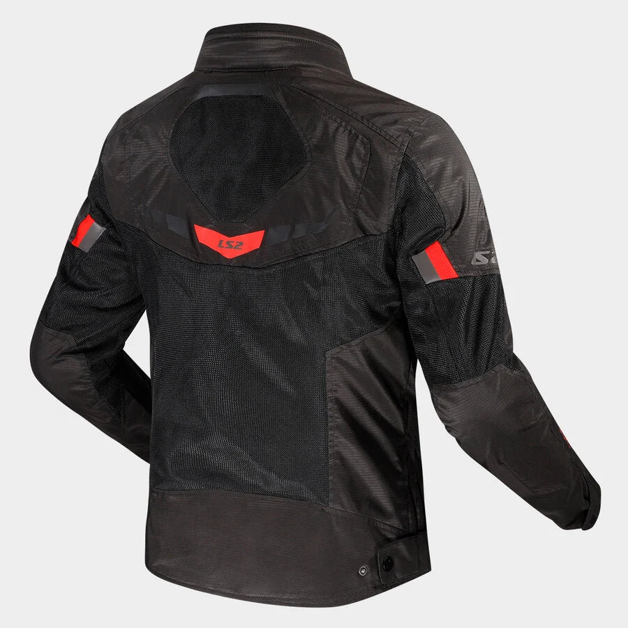 LS2 GARDA AIR WOMAN JACKET BLACK RED