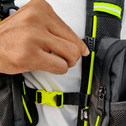 Raida Hydration Bag with 2L BPA-Free Bladder | No Movement While Riding | Ultra-Lightweight | Multi-Compartment | Built for Hiking, Biking, Camping & Outdoor Sports
