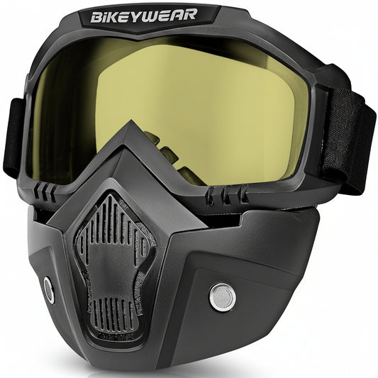 Goggles Mask Helmet Goggles Safety Yellow – BIKEYWEAR