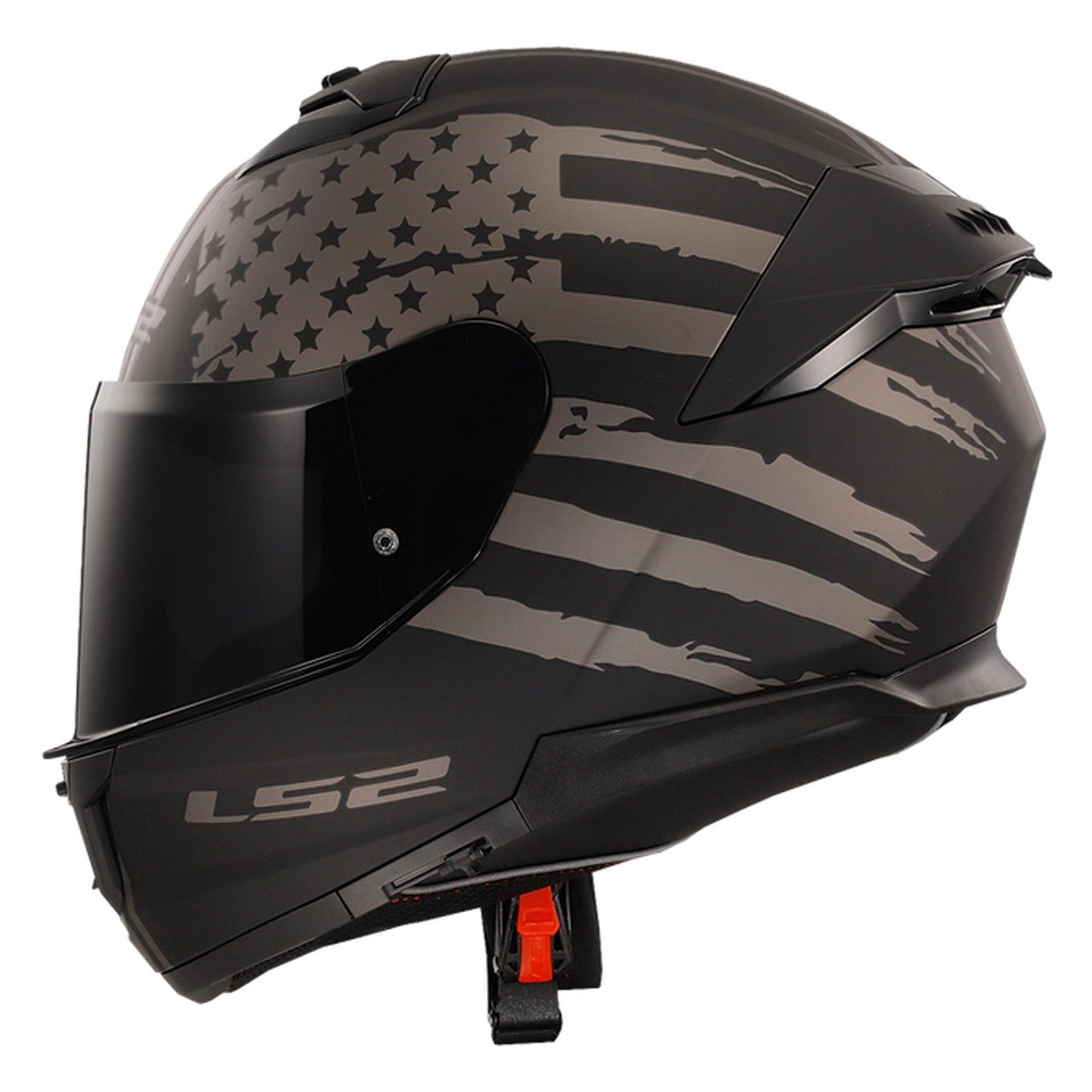 Ls 2 FF320 Flag matt black grey Stream 2 Helmet
