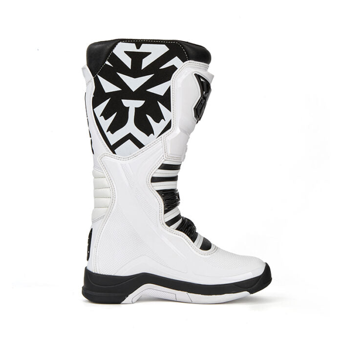TR MTR T3 MOTOCROSS BOOTS WHITE BLACK – TR TIGER INDIA