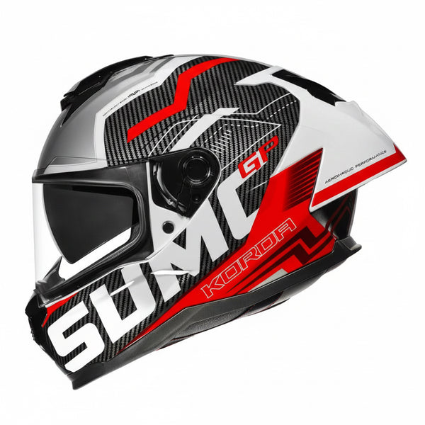 Korda Sonic GP Red white black Helmet