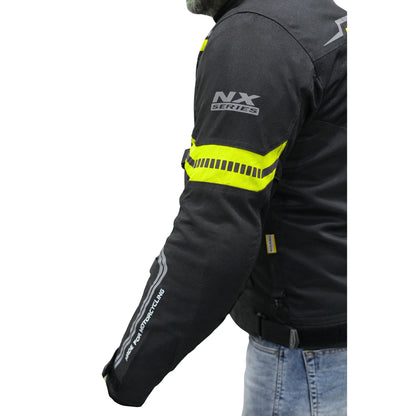 Bison CLAVIS Jacket Black Neon With Rain liner and inner Liner