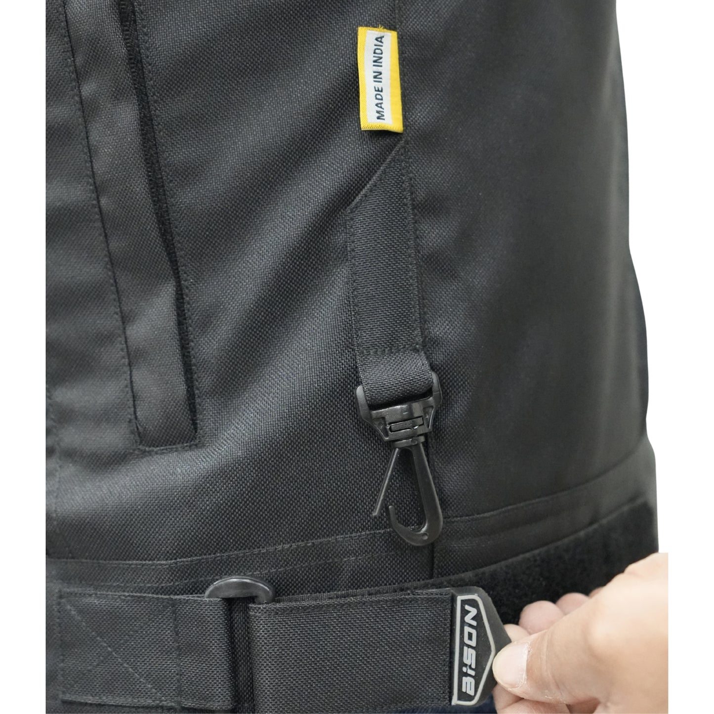 Bison CLAVIS Jacket Black Neon With Rain liner and inner Liner