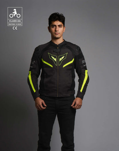 DSG Race Pro V3 Riding Jacket neon black | FREE SHIPPING