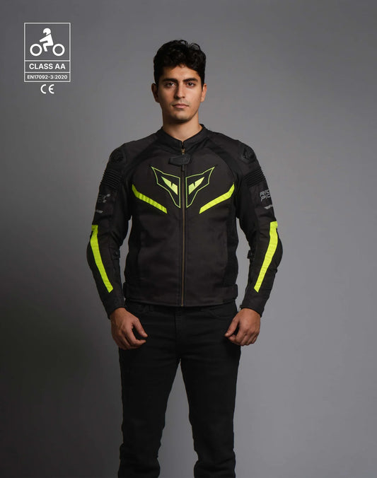 DSG Race Pro V3 Riding Jacket neon black | FREE SHIPPING