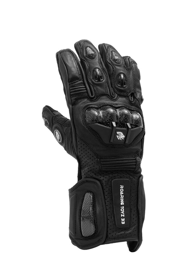 Roaring Toyz Riding Gloves | Night fury | Full Gaunlet | Bikeywear