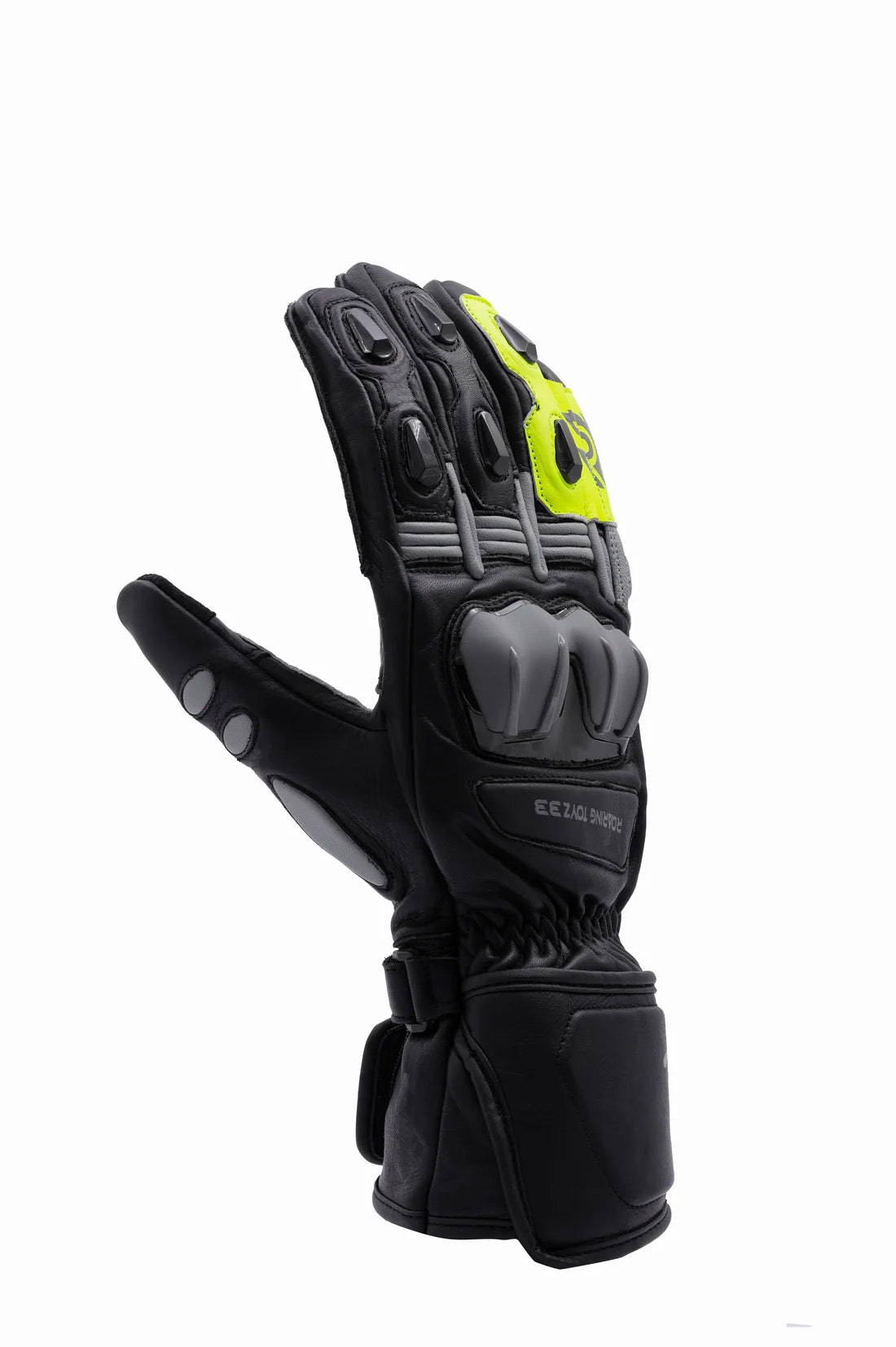 Roaring toyz full gaunlet leather gloves