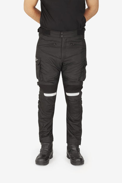 Lone Ranger Trotter Riding Trousers with Tail Bone Protector - Black | Enhanced Safety & Comfort