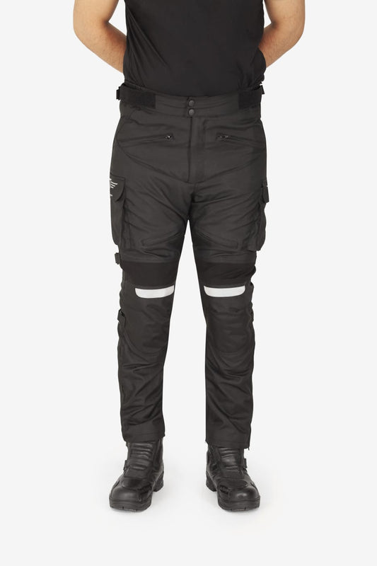 Lone Ranger Trotter Riding Trousers with Tail Bone Protector - Black | Enhanced Safety & Comfort