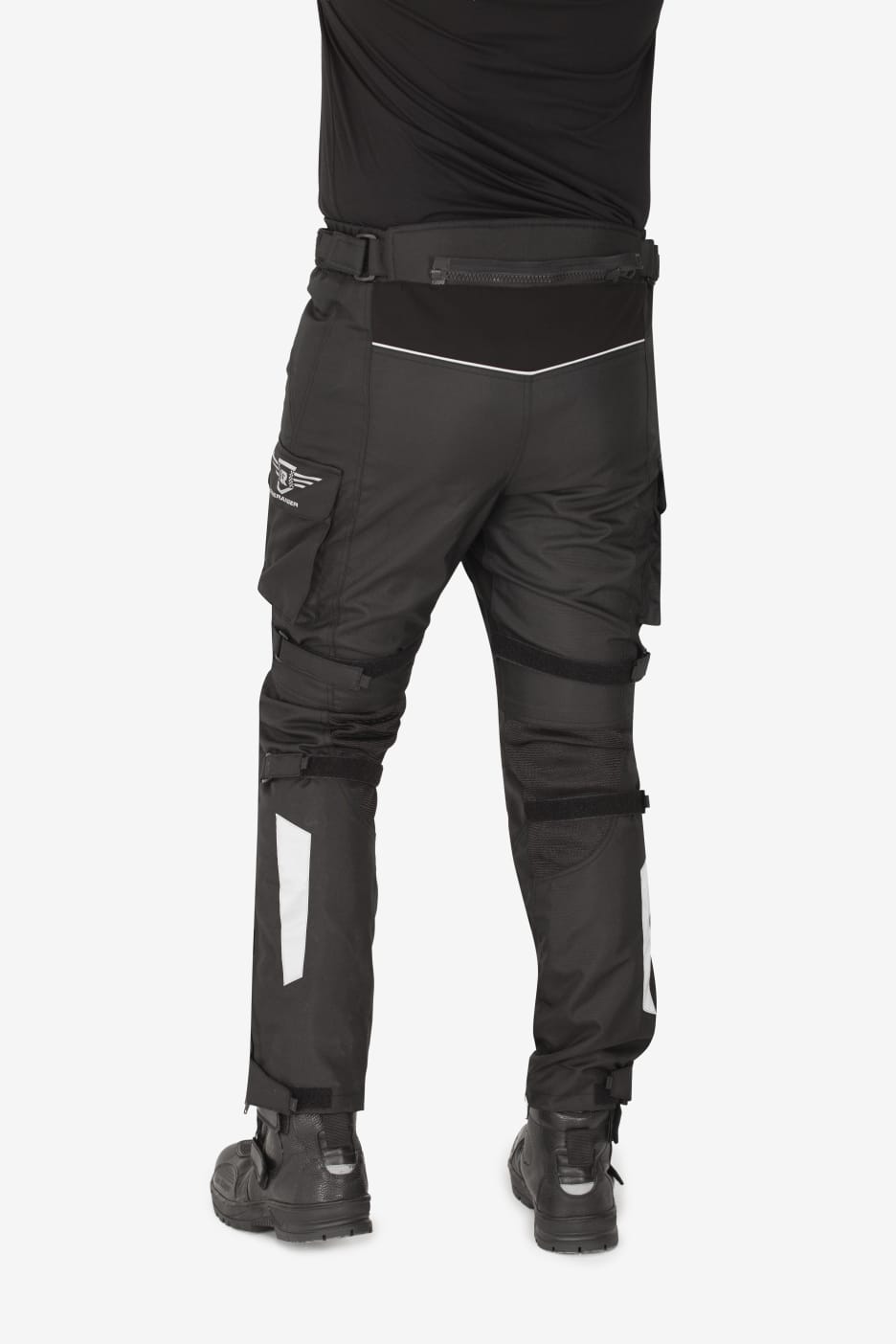Lone Ranger Trotter Riding Trousers with Tail Bone Protector - Black | Enhanced Safety & Comfort