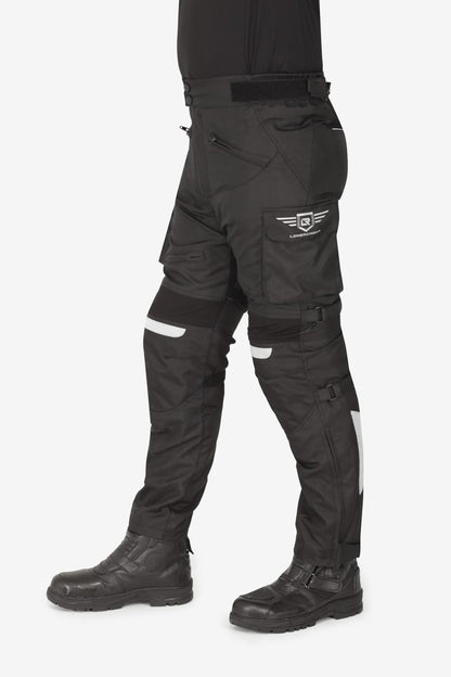 Lone Ranger Trotter Riding Trousers with Tail Bone Protector - Black | Enhanced Safety & Comfort