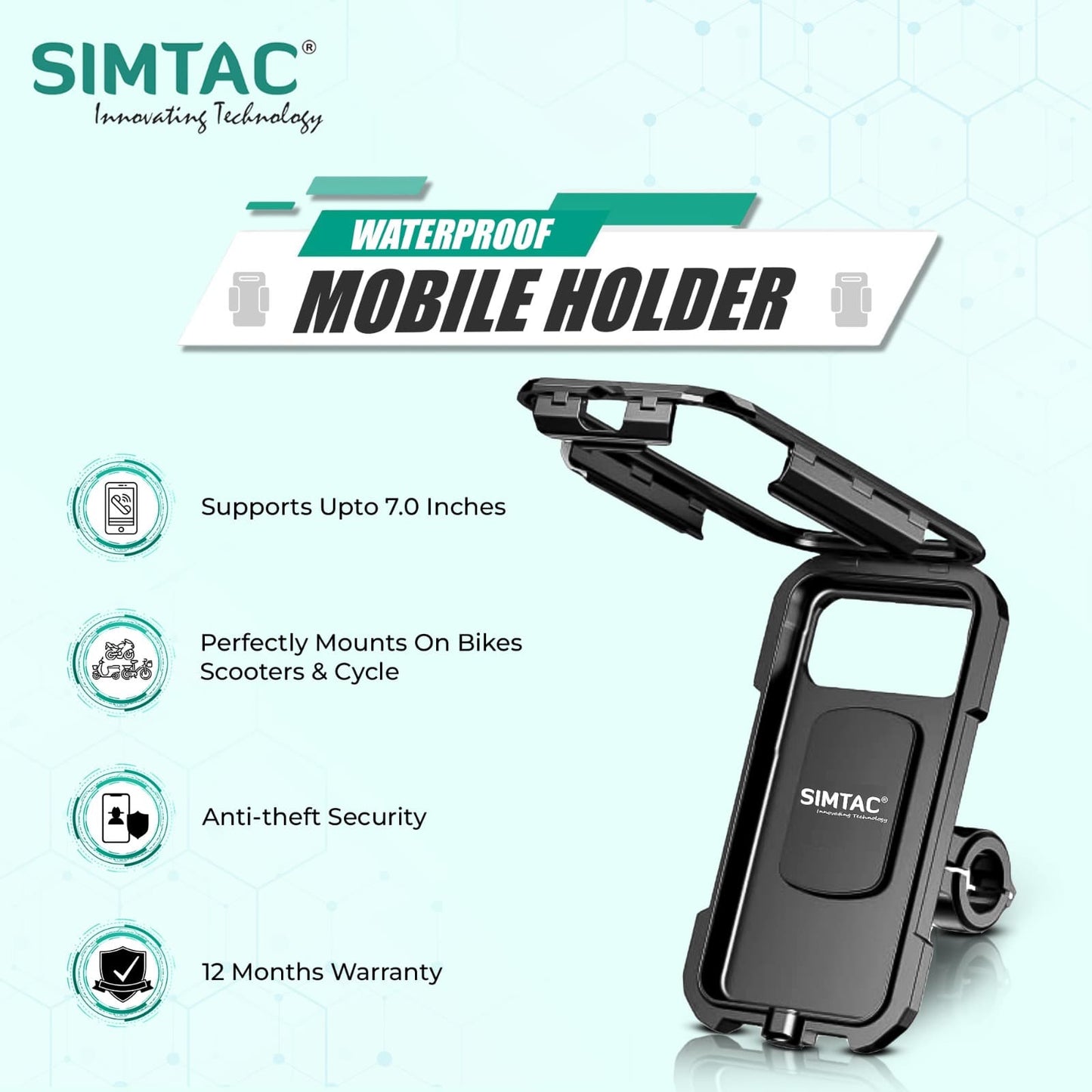 Simtac waterproof mobile holder (MHWP) – Simtac®