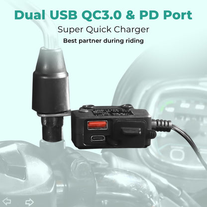 Simtac rapidride duo 51w charger with USB-A & Type-C – Simtac®