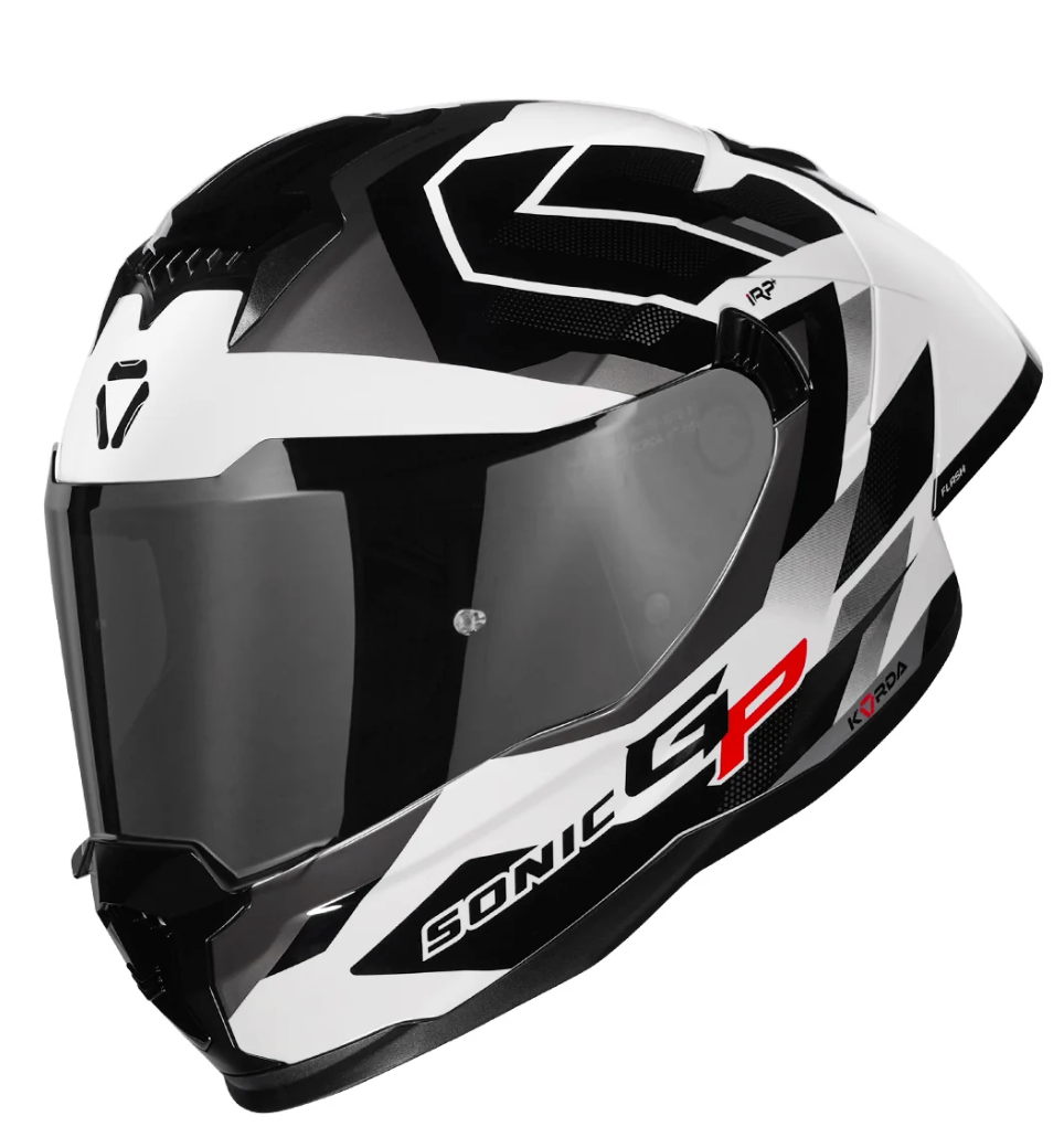 Korda Sonic GP Flash Helmet (White)