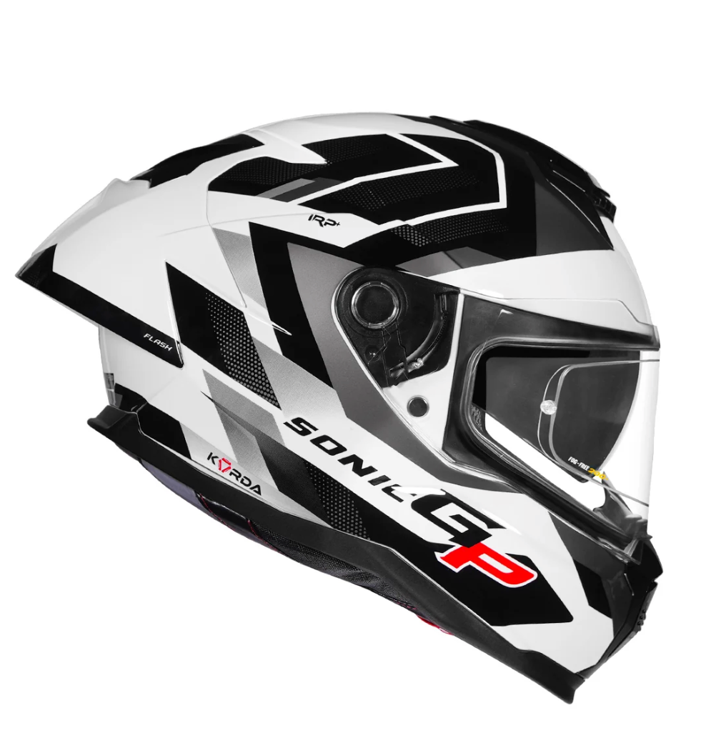 Korda Sonic GP Flash Helmet (White)