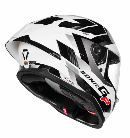 Korda Sonic GP Flash Helmet (White)