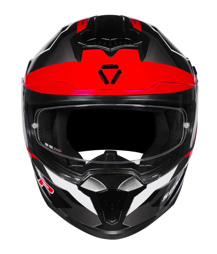 HELMET KORDA SONIC GP FLASH GLOSS WHITE RED