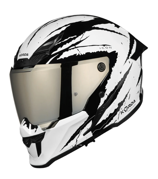 Korda Icon Fallout Helmet (White)