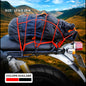 66BHP Stretch Cargo Net 15 x 15 inch with 6 Scratch-Proof Hooks – Motorcycle Luggage Net