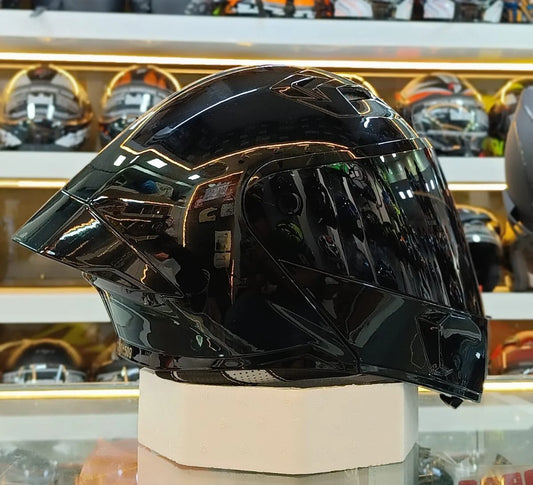 Steelbird Helmet SBA-20 Glossy black dual visor